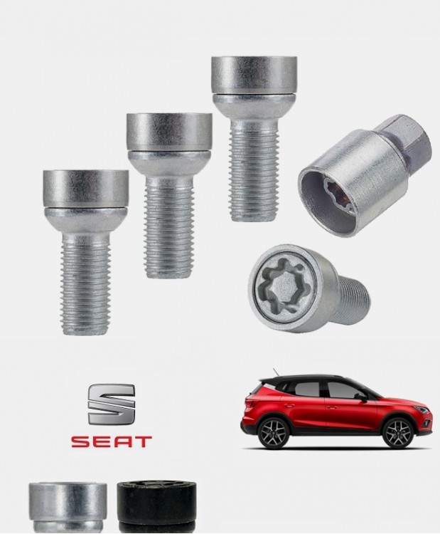 Ecrous antivol de roues haute sécurité Seat Arona (KJ7)