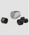 Capuchons noir antivol de roues Fiat Grande Panda