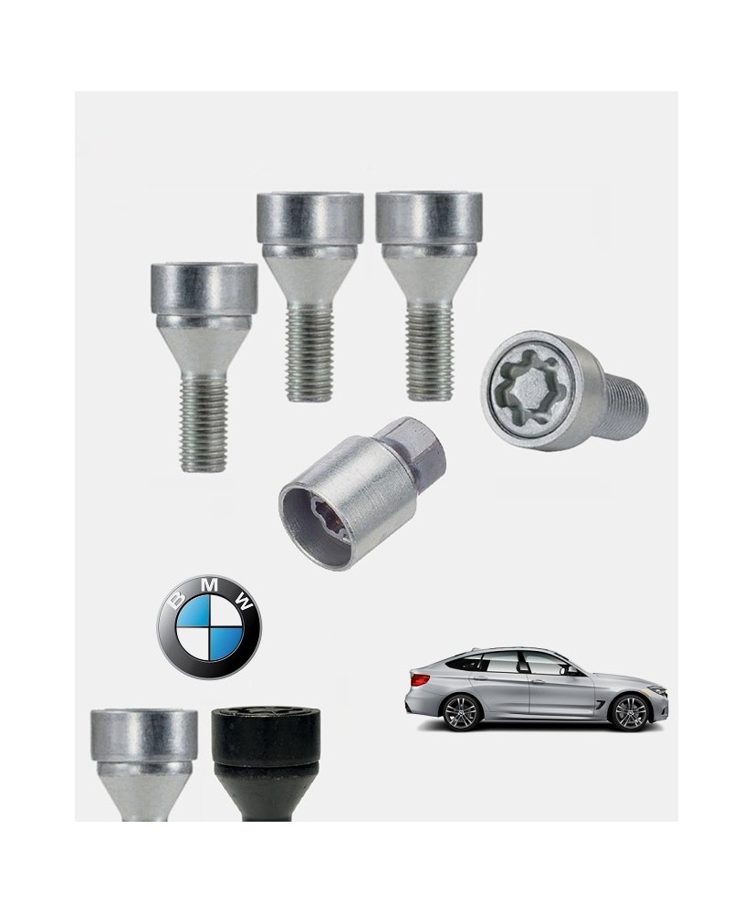 Ecrous antivol de roues haute sécurité Bmw Série 3 GT (F34)