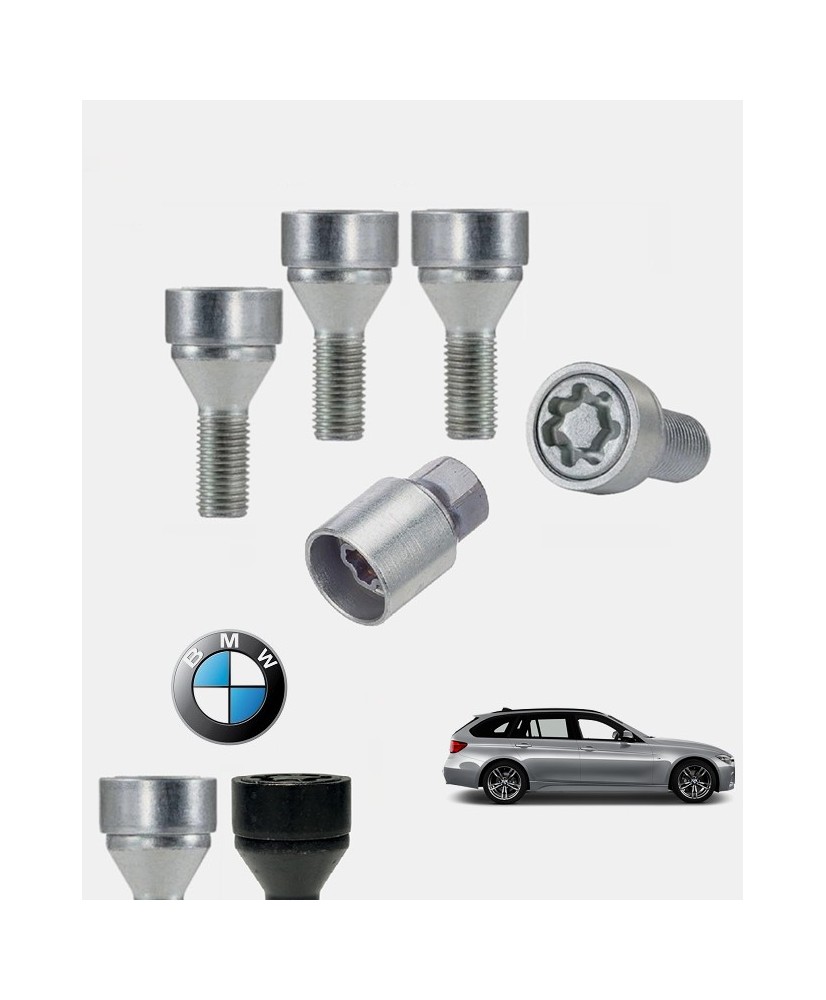 Ecrous antivol de roues haute sécurité Bmw Série 3 Touring (F31)