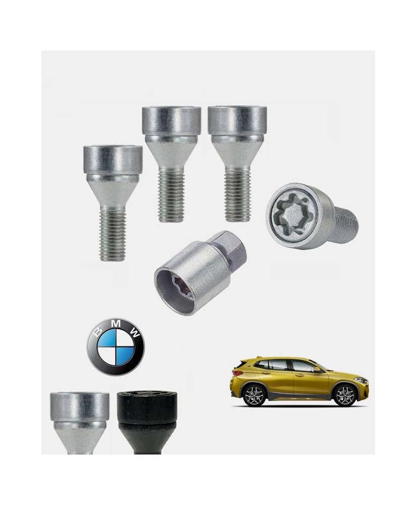 Ecrous antivol de roues haute sécurité Bmw X2 (F39)
