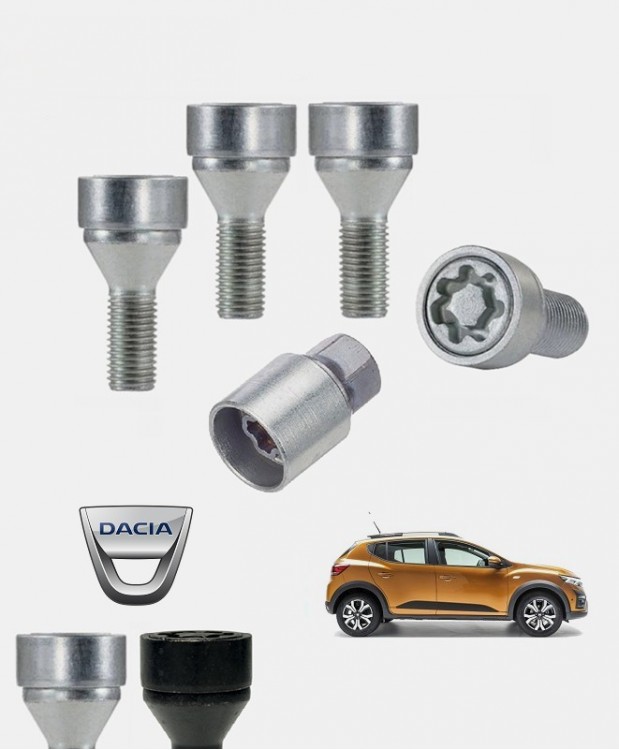 Antivols de roues Dacia Sandero 2021, 2022, 2023, 2024, 2025 et 2026