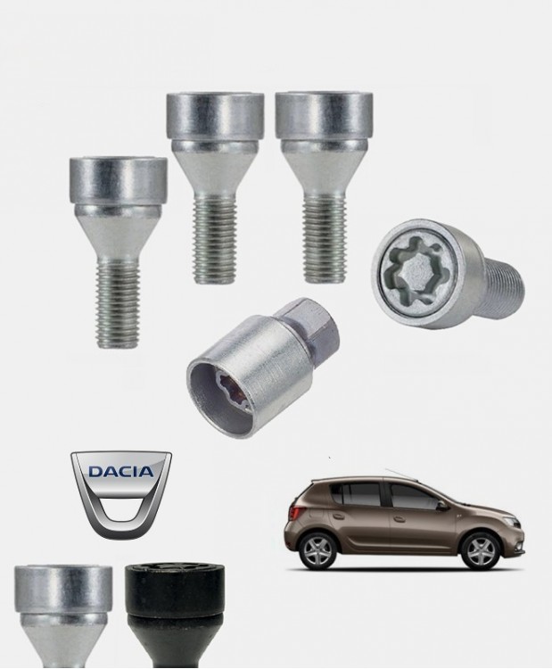 Antivols de roues Dacia Sandero 2021, 2022, 2023, 2024, 2025 et 2026