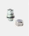 Écrous antivol de jantes haute sécurité Toyota Urban Cruiser M12X1.5 assise plate avec caches chrome ou noir