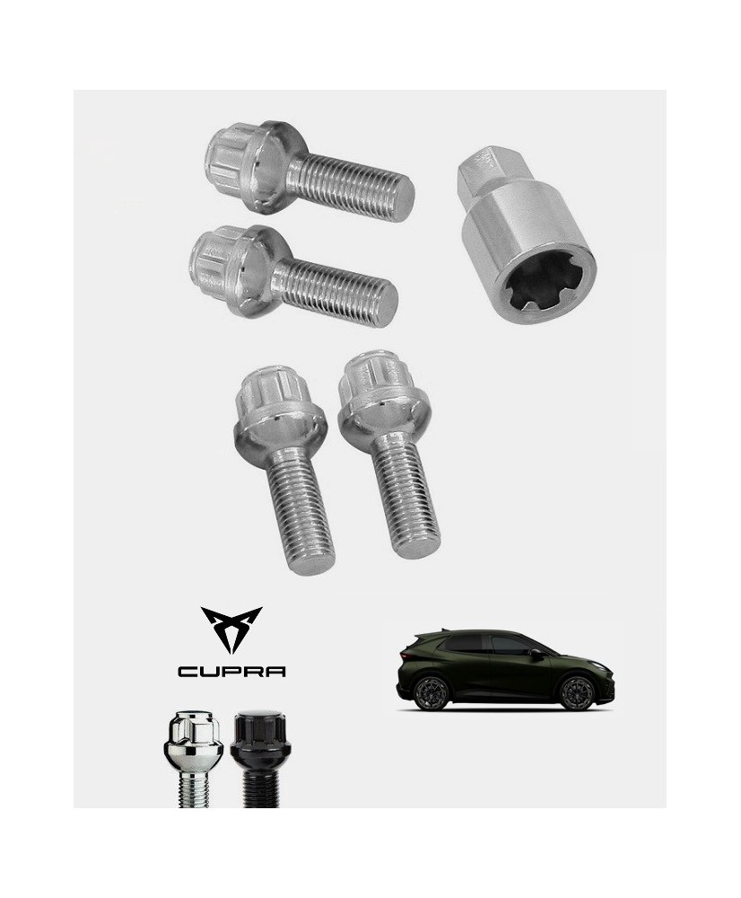 Ecrous antivol de roues Cupra Raval