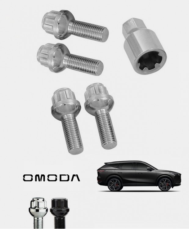 Ecrous antivol de roues Omoda 7