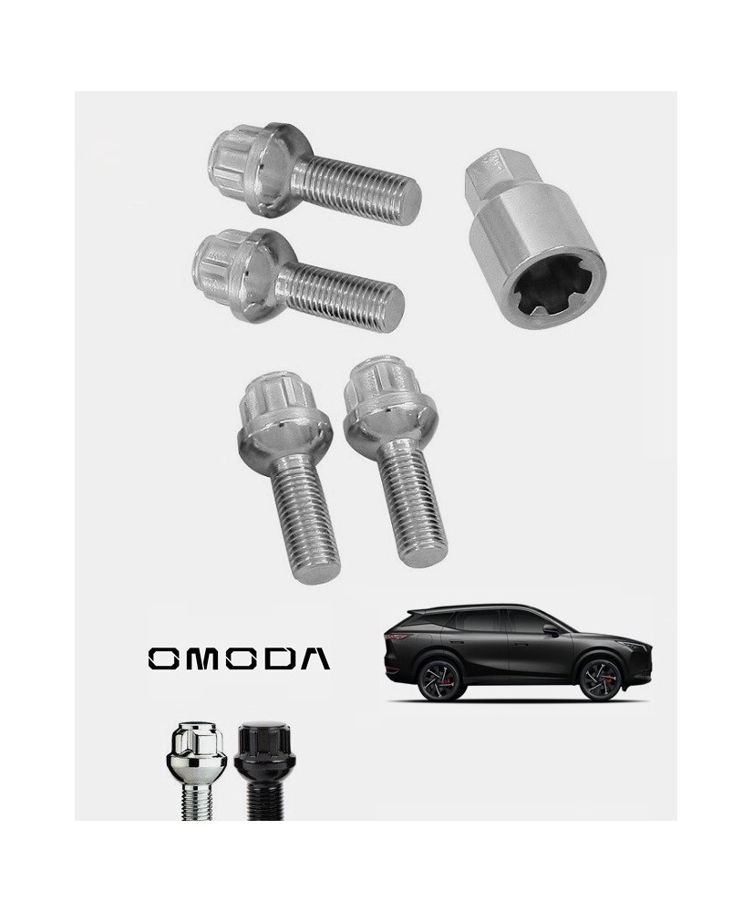 Ecrous antivol de roues Omoda 7