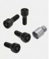 Boulons antivol de roues M14X1.25 assise conique 60° filetage 28mm