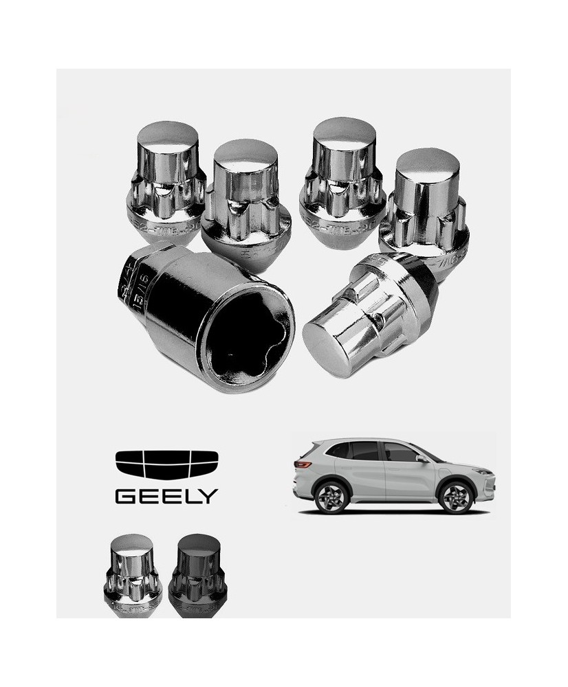 Ecrous antivol de jantes GEELY E5 (E245)