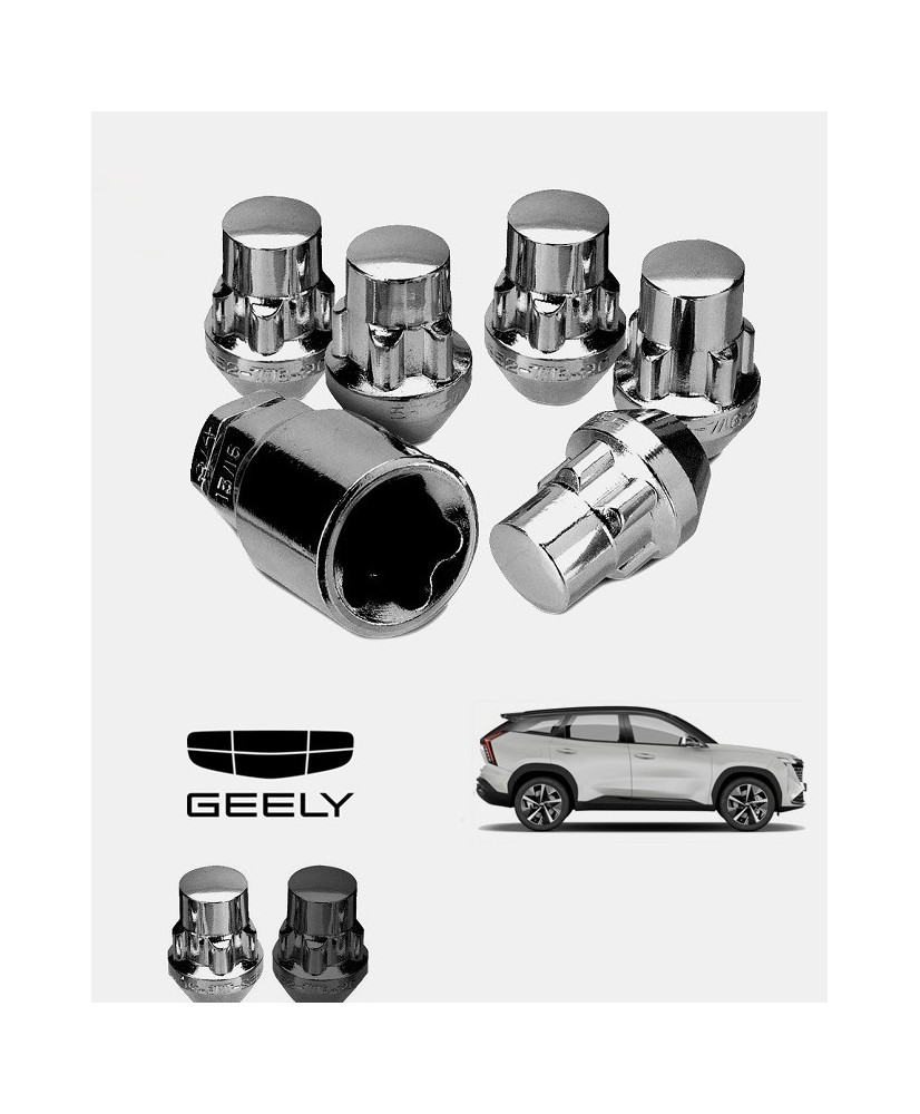 Ecrous antivol de jantes GEELY STARRAY EM-i Super Hybrid