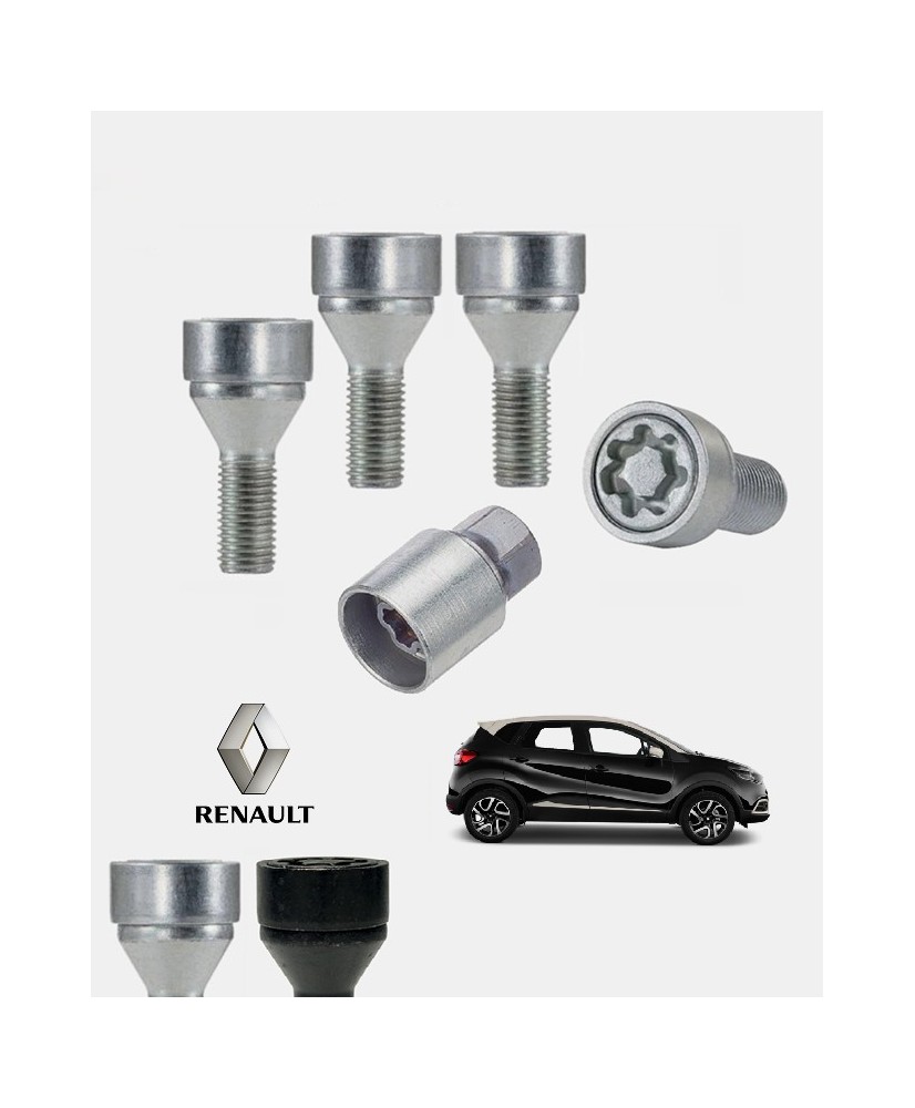 Antivols de roues Renault Captur