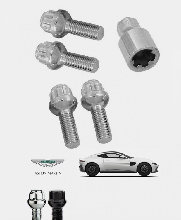 Ecrous antivol de roues Aston Martin Vantage 2