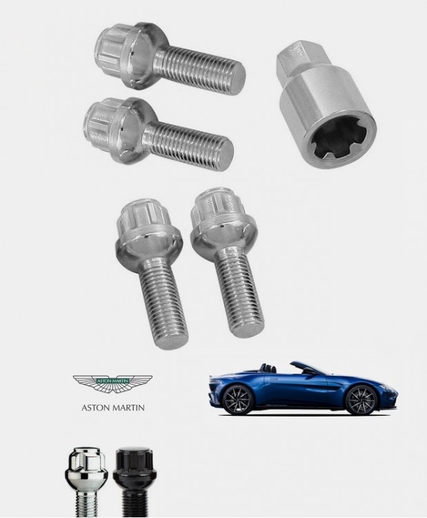 Ecrous antivol de roues Aston Martin Vantage 2