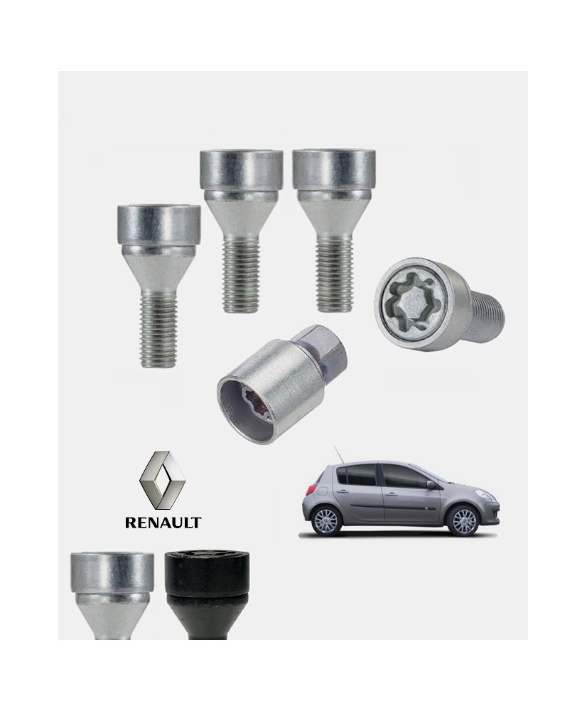 Antivols de roues Renault Clio 3