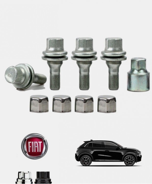 Ecrous antivol de roues Fiat 600