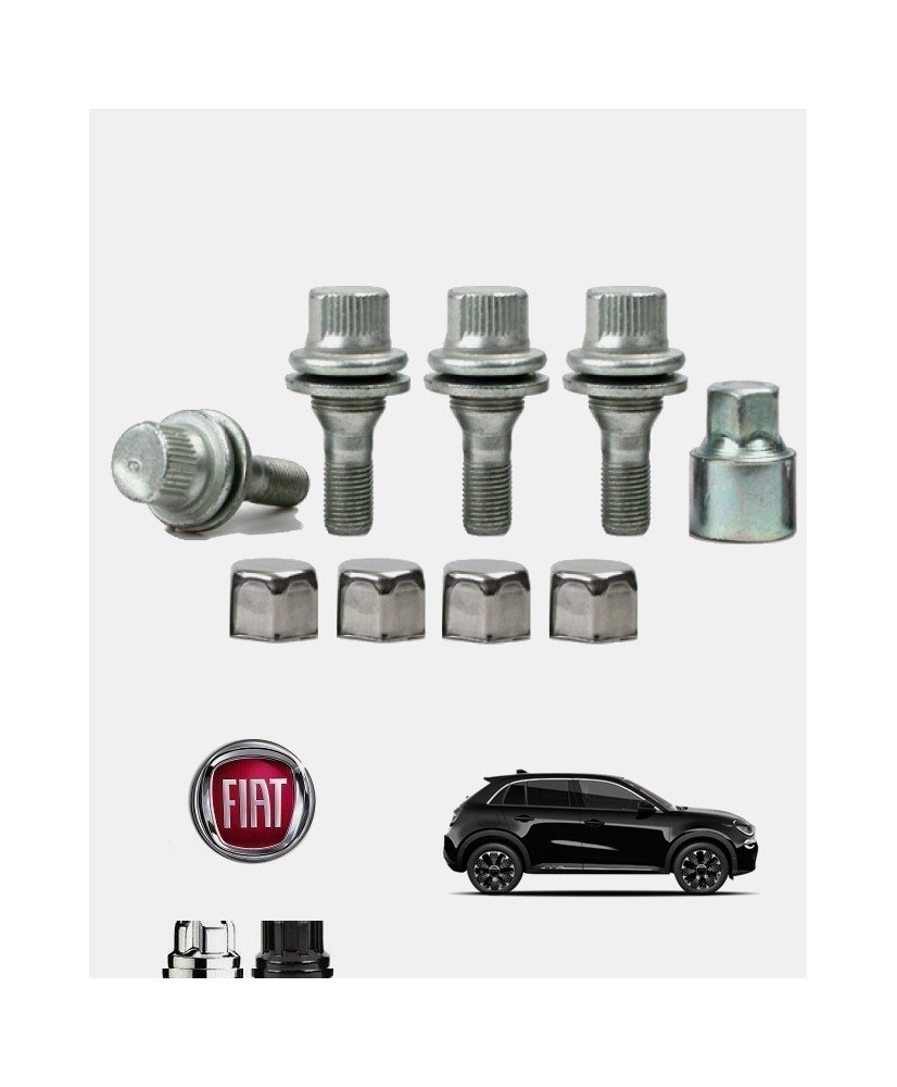 Ecrous antivol de roues Fiat 600