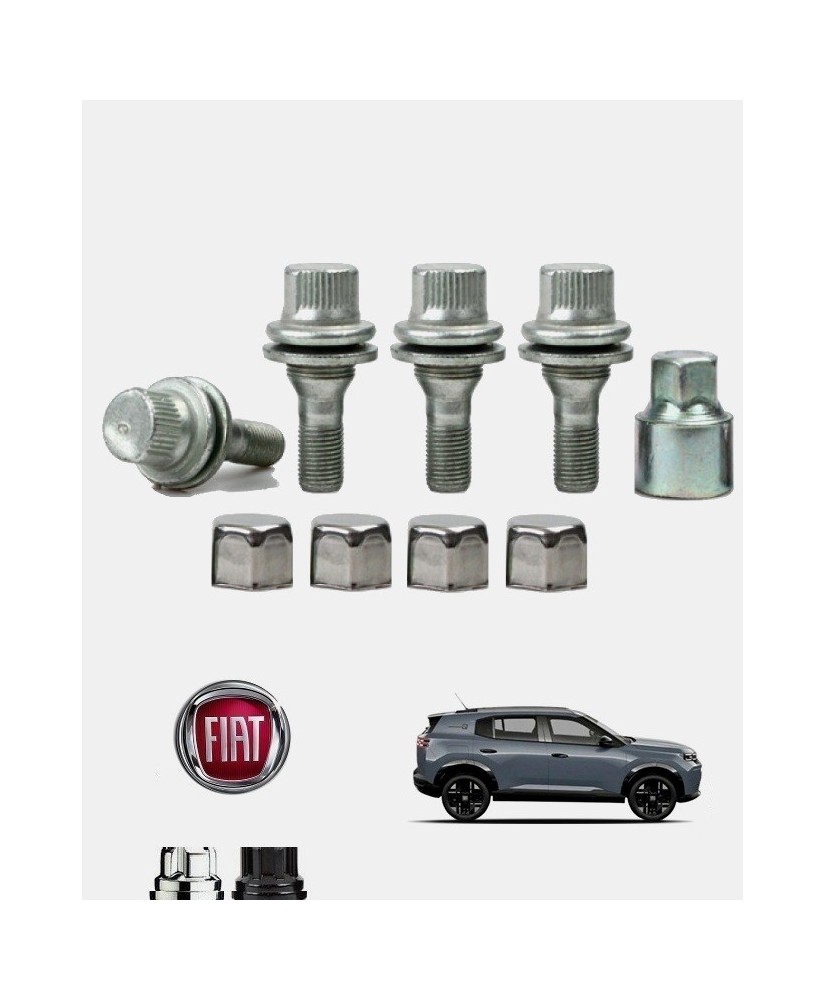 Ecrous antivol de roues Fiat Grizzly