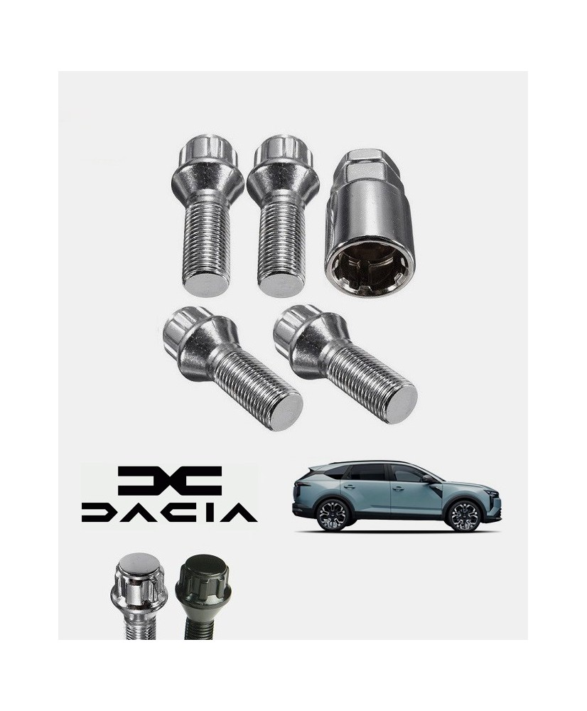 Ecrous antivol de roues Dacia Striker