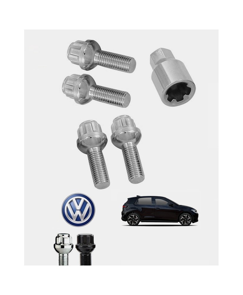 Ecrous antivol de roues VW ID.Polo