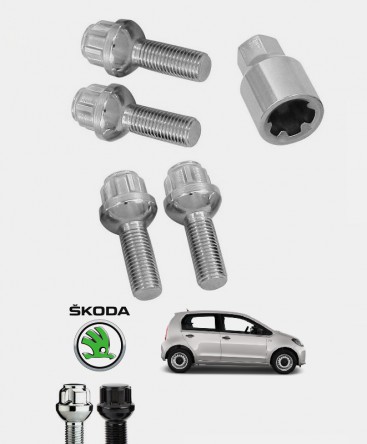 Ecrous antivol de roues Skoda Citigo