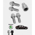 Ecrous antivol de roues Skoda Octavia (5E)