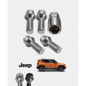 Ecrous antivol de roues Jeep Renegade (BU)