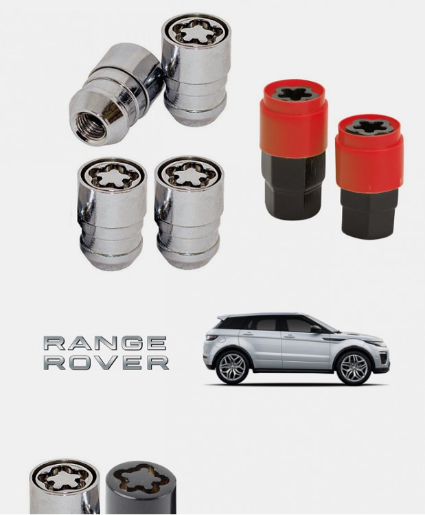 Ecrous antivol de roues Range Rover Evoque (L538)