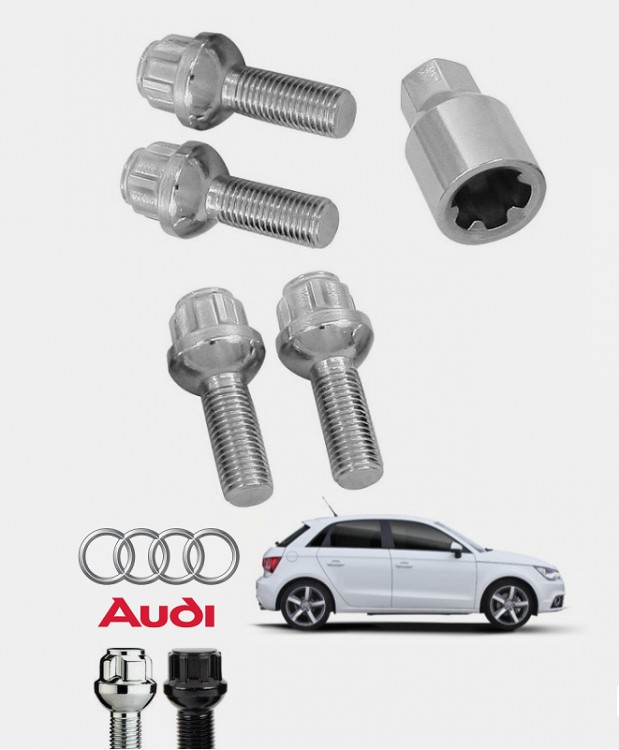 Ecrous antivol de roues Audi A1 (8X)