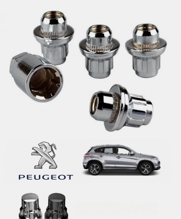 Ecrous antivol de roues Peugeot 4008