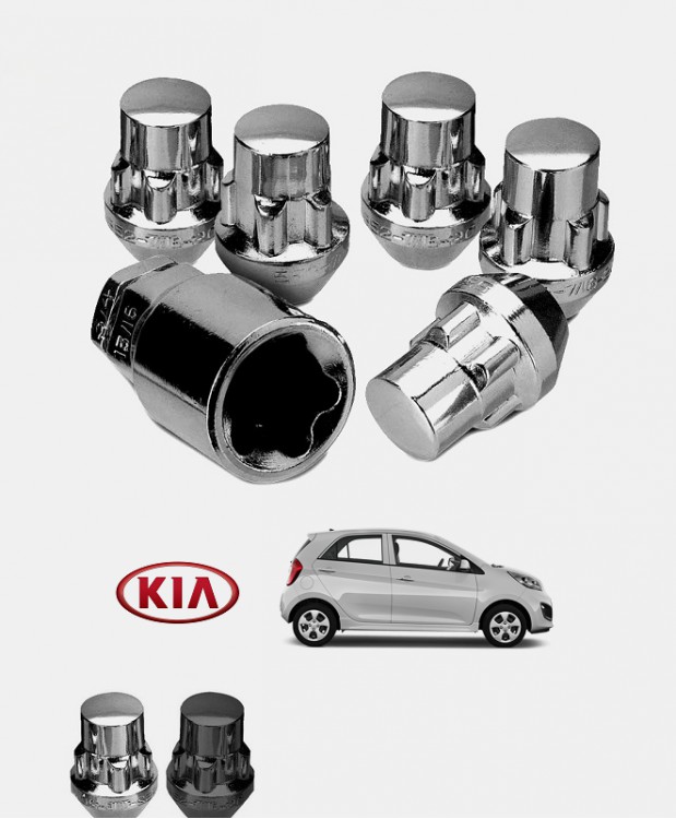 Ecrous antivol de roues Kia Picanto (TA)