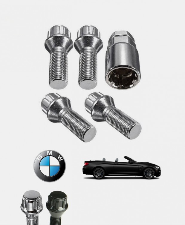 Ecrous antivol de roues Bmw M4 Cabriolet (F83)