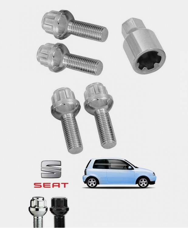 Ecrous antivol de roues Seat Arosa (6H)