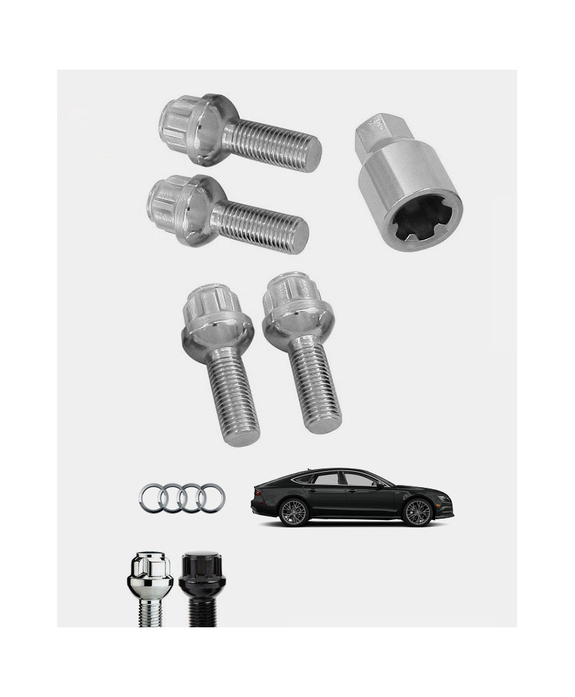 Ecrous antivol de roues Audi A7 2 (4G8)
