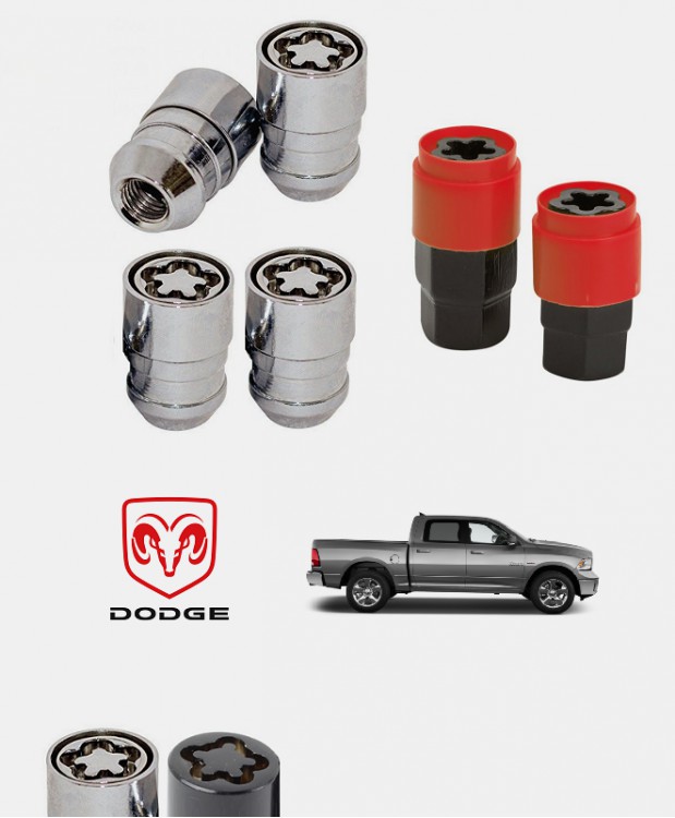 Ecrous antivol de roues Dodge Ram 1500 (DS/DJ)