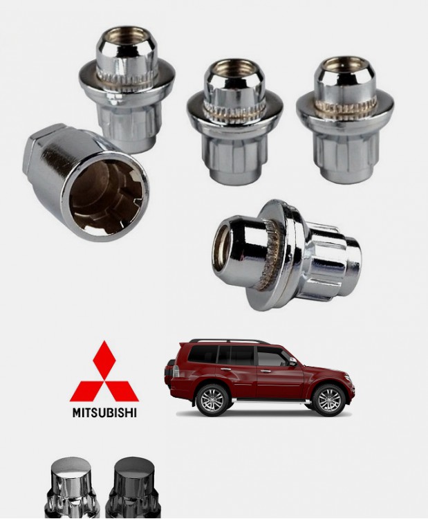 Ecrous antivol de roues Mitsubishi Pajero (V80/V90)