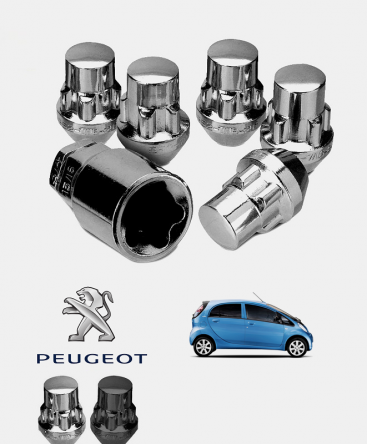 Ecrous antivol de roues Peugeot Ion