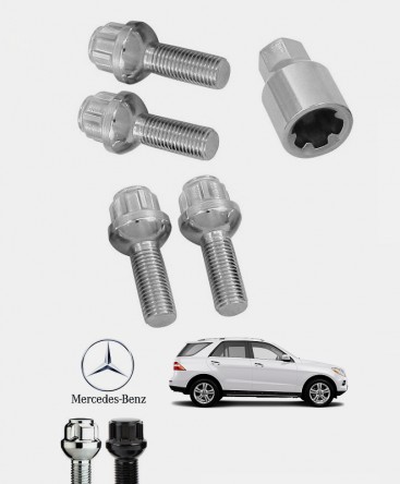 Ecrous antivol de roues Mercedes Classe ML (W166)