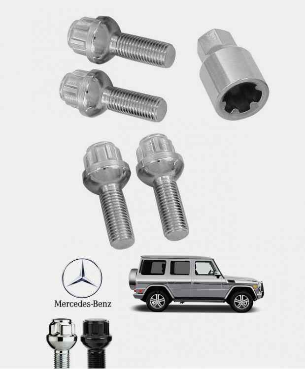 Ecrous antivol de roues Mercedes Classe G (W460/W461/W462/W463/W464)