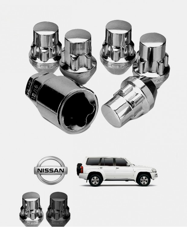 Ecrous antivol de roues Nissan Patrol (Y60/Y61/Y62)