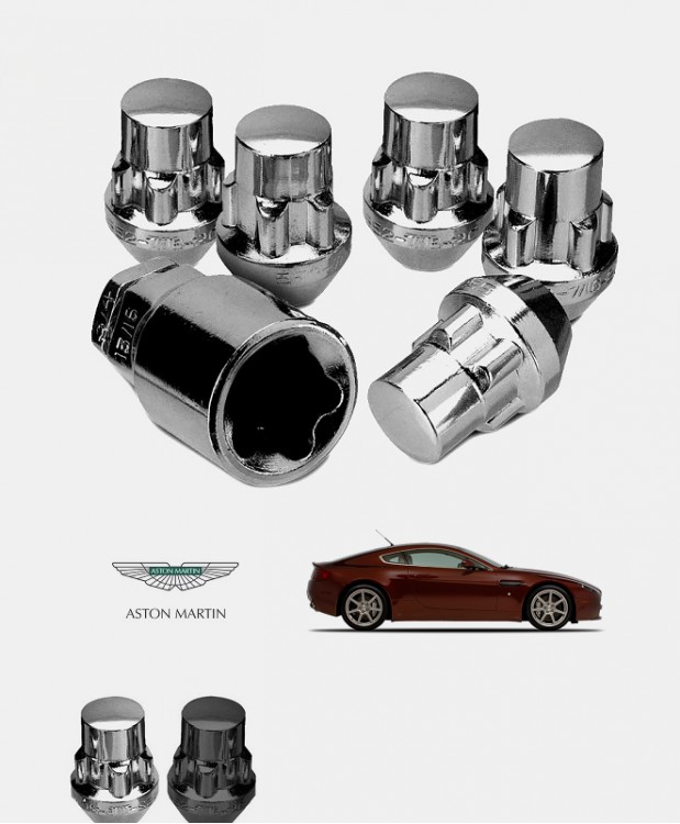 Ecrous antivol de roues Aston Martin V8 Vantage