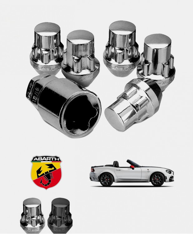 Ecrous antivol de roues Abarth 124 Spider