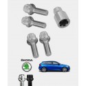 Ecrous antivol de roues Skoda Scala