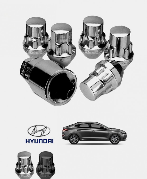 Ecrous antivol de roues Hyundai I30 Fastback (PD)