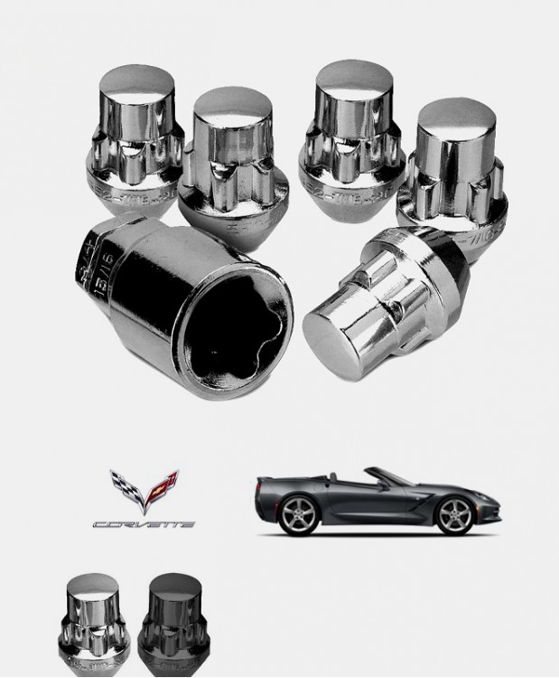 Ecrous antivol de roues Corvette C7 Convertible