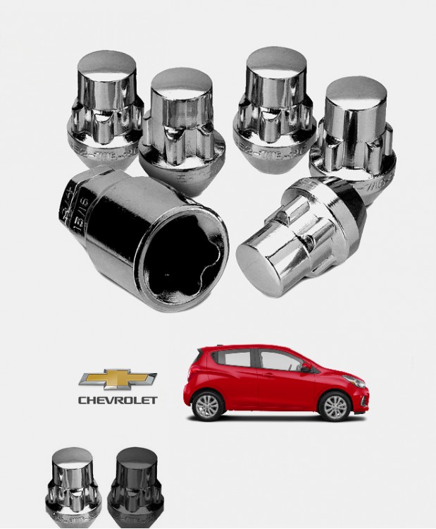 Ecrous antivol de roues Chevrolet Spark (M300)