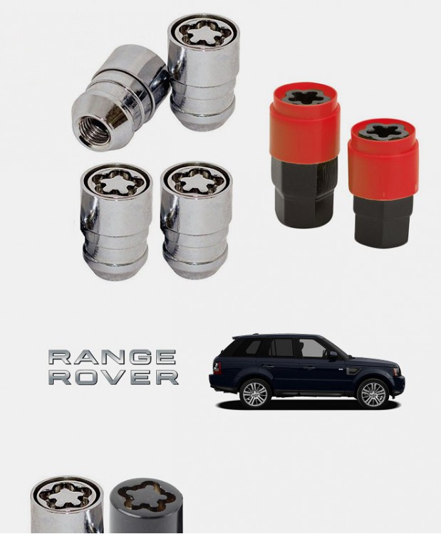 Ecrous antivol de roues Range Rover Sport (L320)