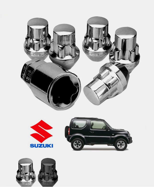 Ecrous antivol de roues Suzuki Jimny (JB23/JB33/JB43/JB53) - (SN4)