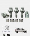 Ecrous antivol de roues Peugeot 1007