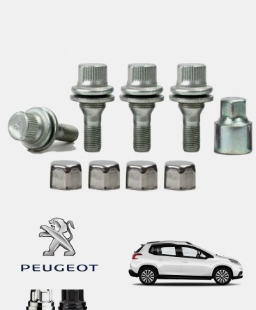 Ecrous antivol de roues Peugeot 2008