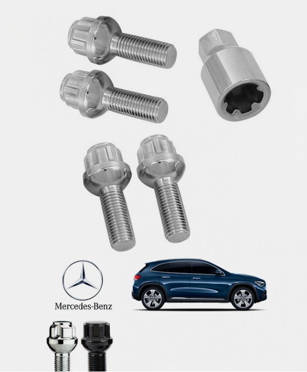 Ecrous antivol de roues Mercedes Classe GLA 2 (X157)